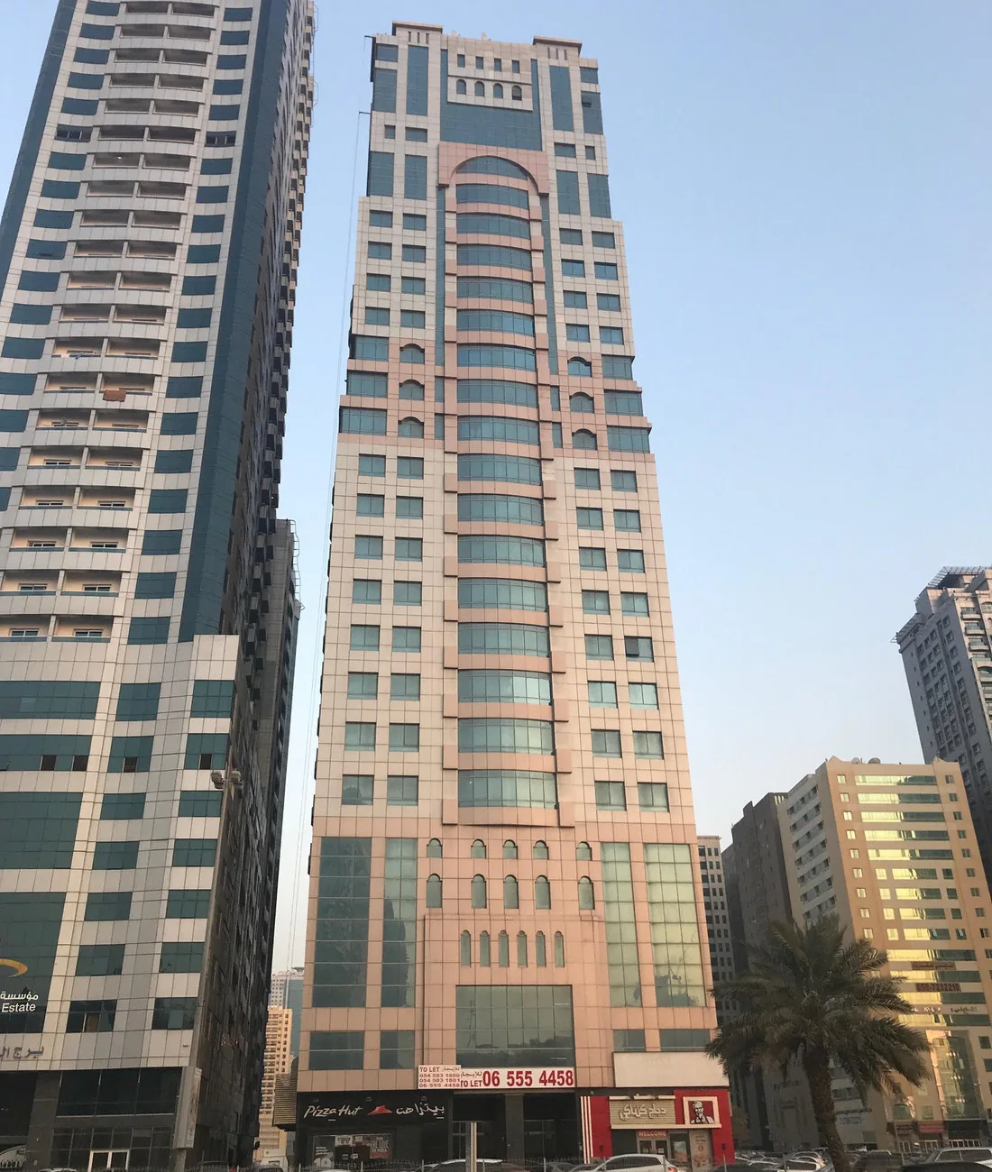 T20 Tower in Al Taawun, overlooking Al Khan Lagoon